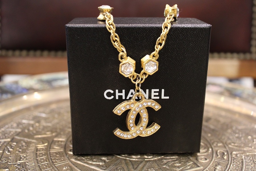 CHANEL  ラインストーン ネックレス