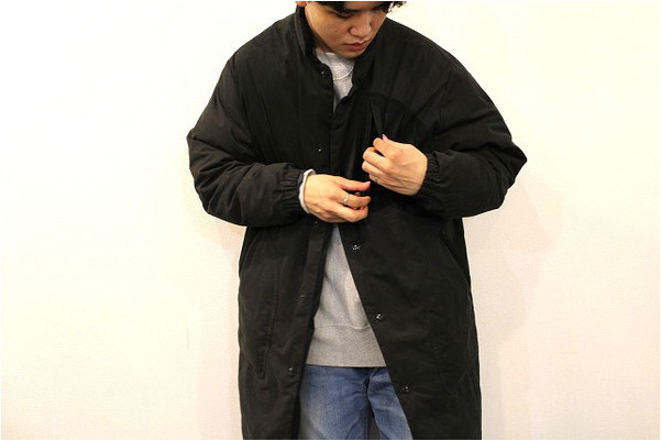 Porter Classic SHEEN NYLON BAL COLLAR DOWN COAT ポーター