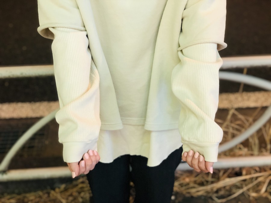 TODAYFUL レイヤードコットンスウェット TODAYFUL（トゥデイフル）の「レイヤードコットンスエット（スウェット