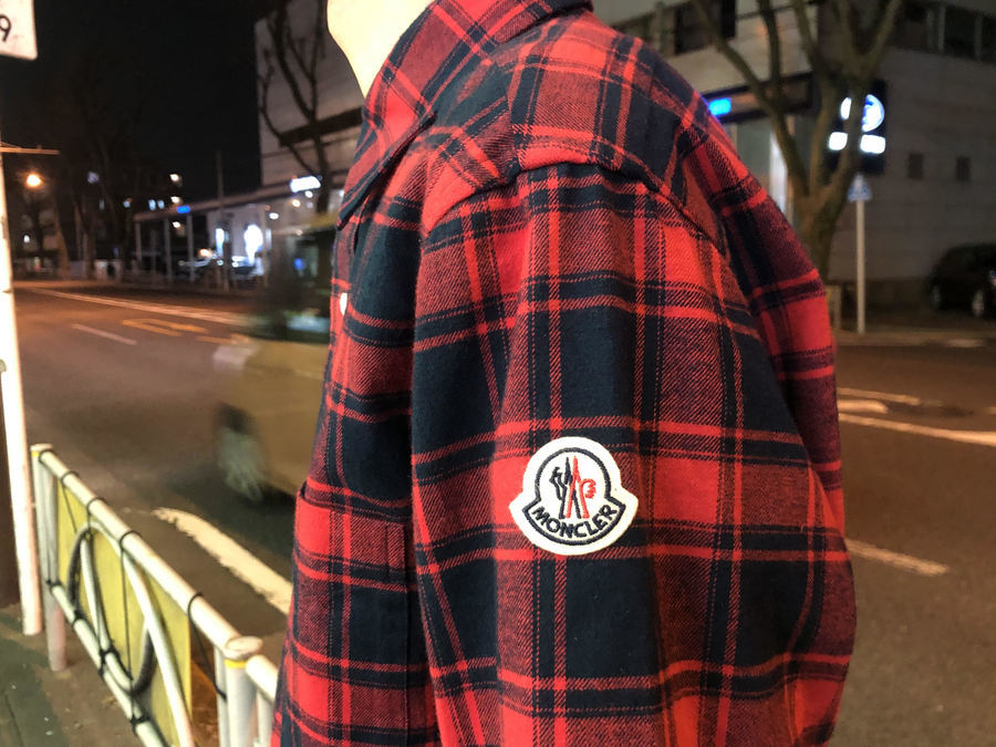 MONCLER GENIUS/モンクレールジーニアス】ワッペンチェックシャツが