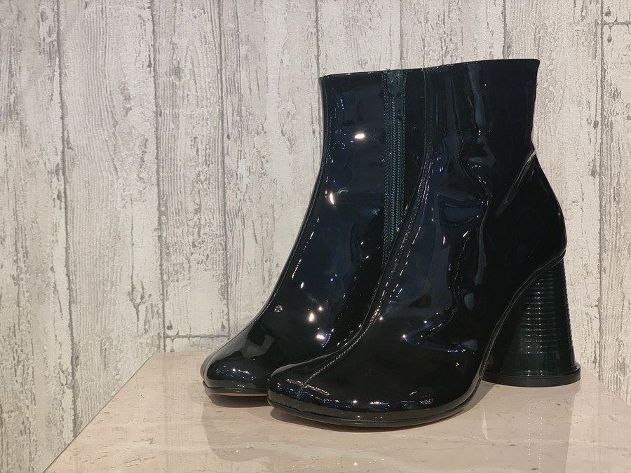 MM6 MAISON MARGIELA マルジェラ カップヒール ブーツ 黒