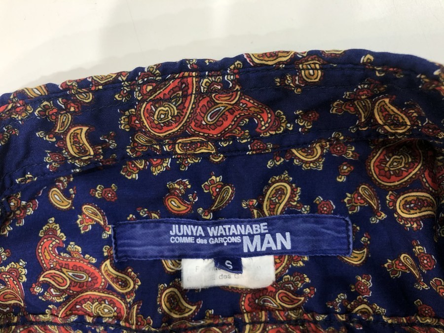 JUNYA WATANABE MAN/ジュンヤワタナベマン】よりペイズリー柄半袖 