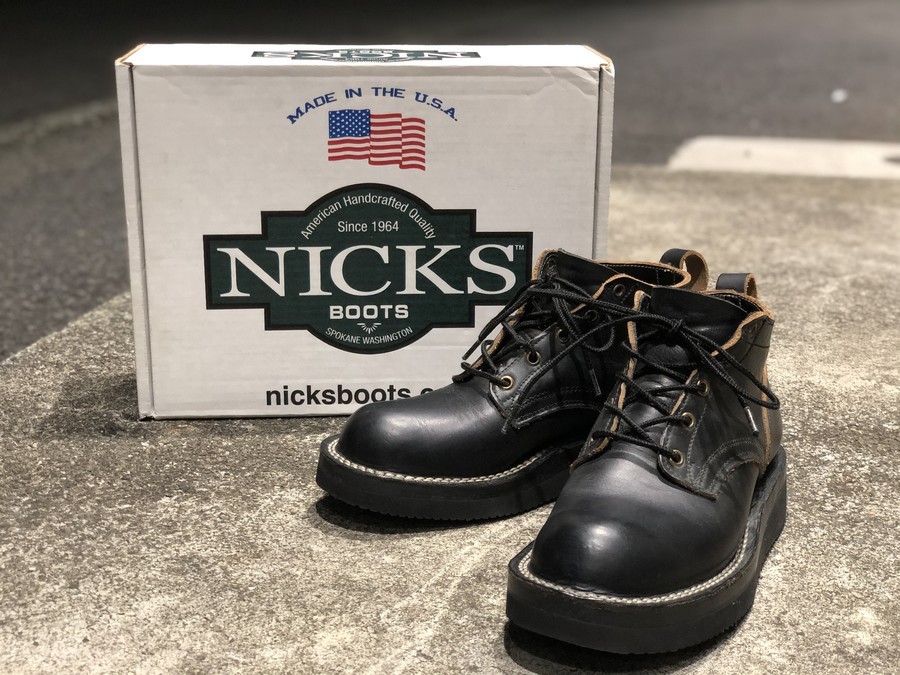 NICKS BOOTS/ニックスブーツ】よりオックスフォードブーツが買取入荷