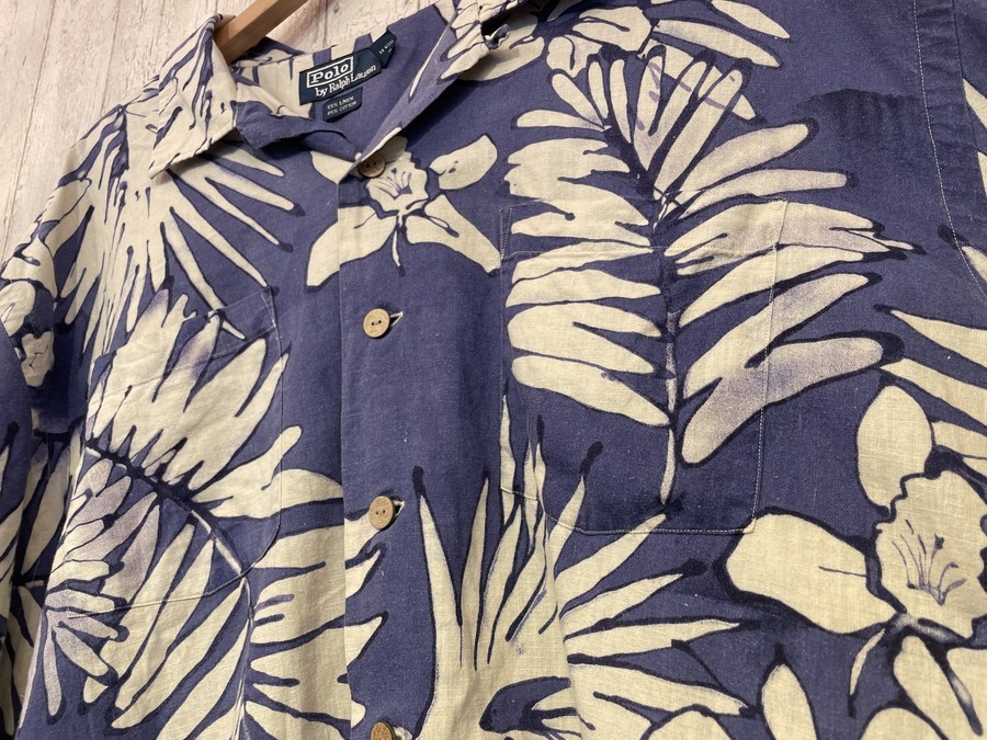 POLO RALPH LAUREN/ポロ・ラルフローレン】90'Sアロハシャツが