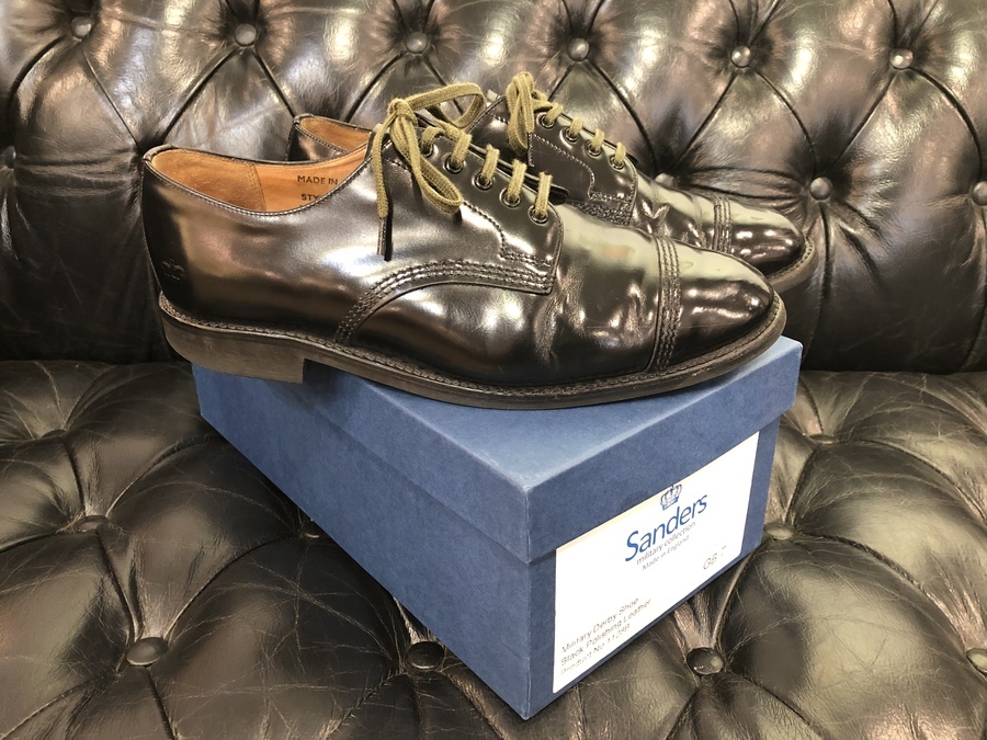 SANDERS/サンダース】ミリタリーダービーシューズが買取入荷
