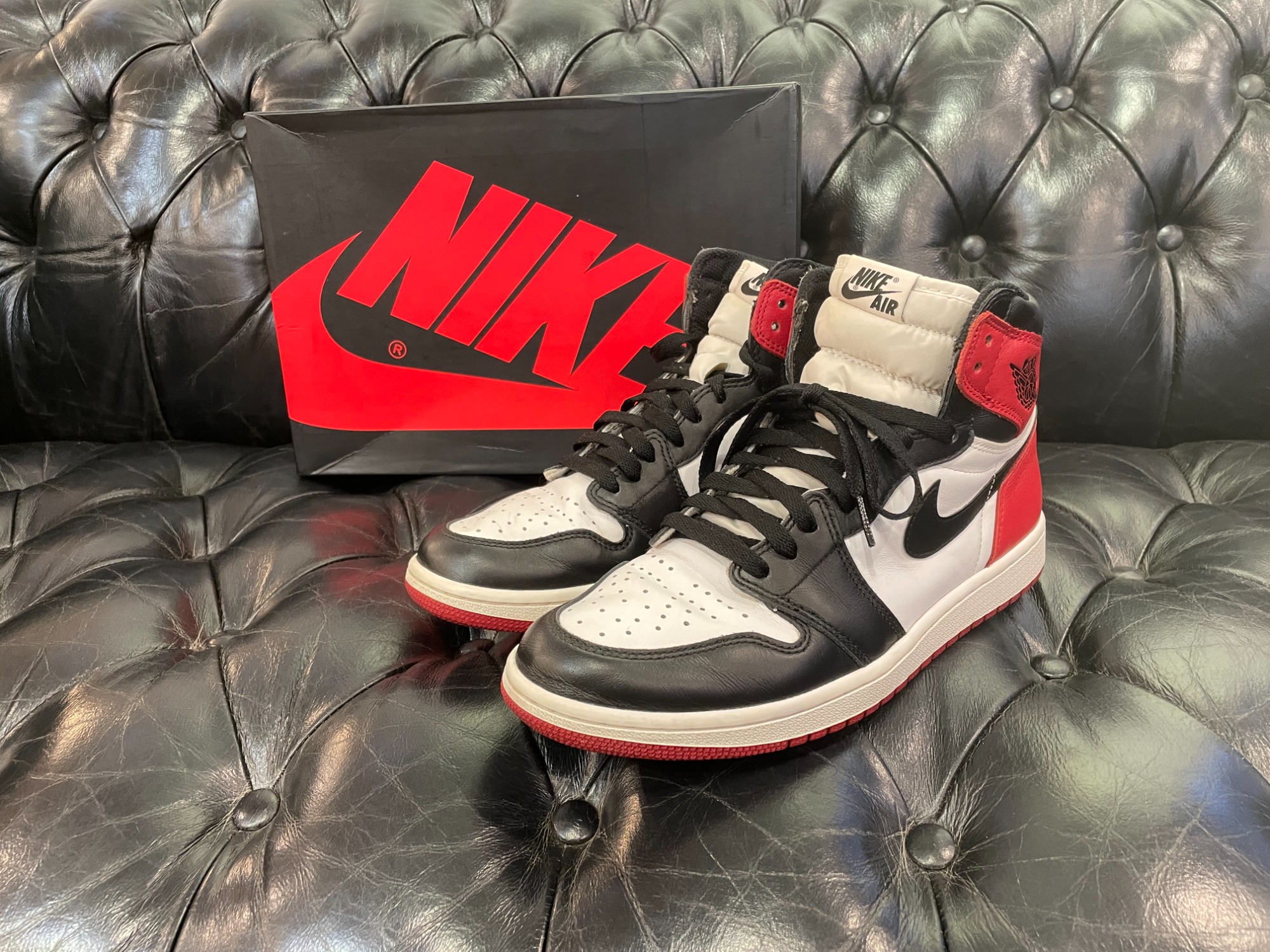 ｴｱｼﾞｮｰﾀﾞﾝ1 BLACKTOE ﾌﾞﾗｯｸﾄｩｰ JORDAN1 つま黒