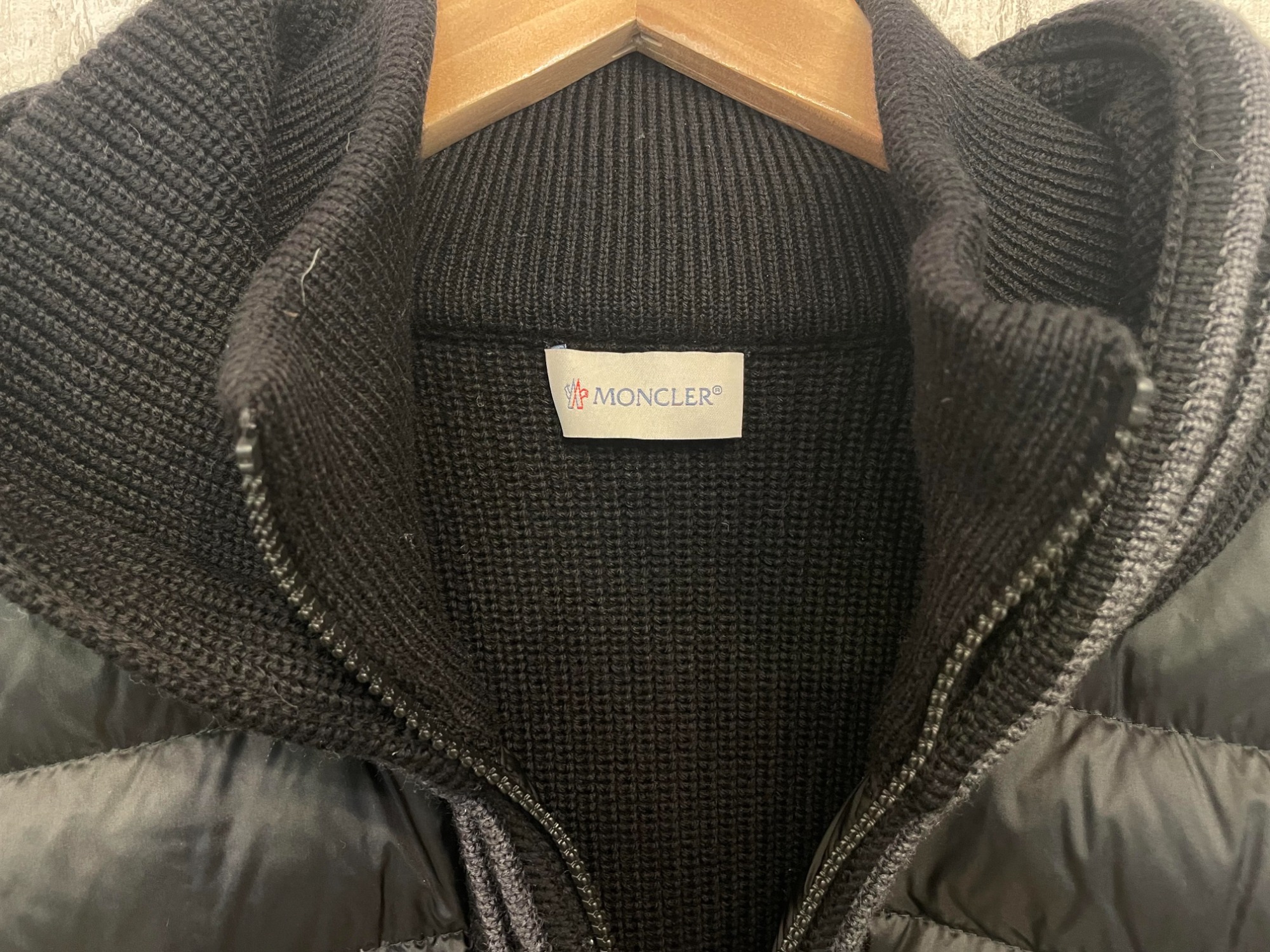 MONCLER Men Maglione Tricot Cardigan Black Size Small Brand