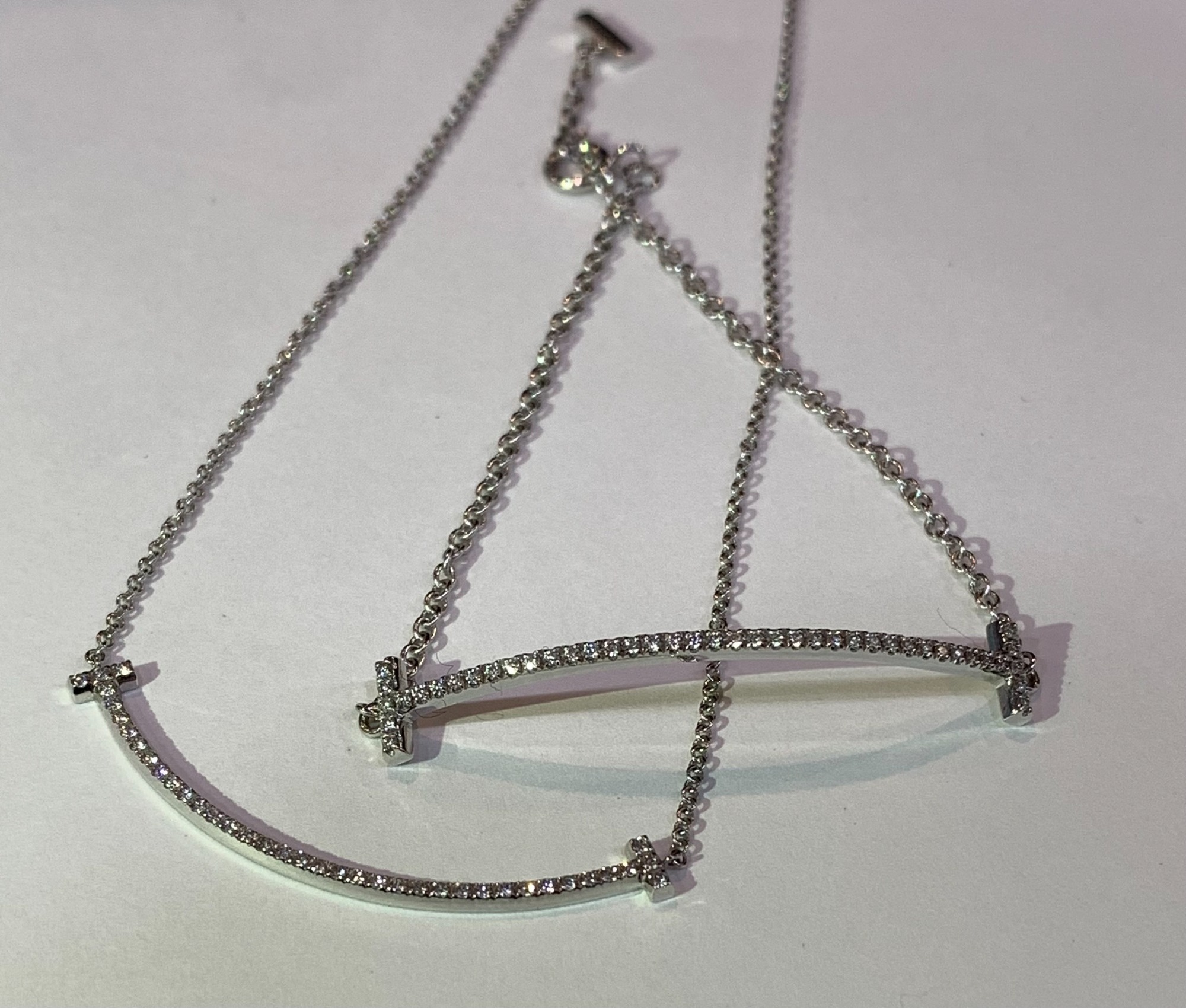 【Tiffany&co】スマイル ペンダント Tiffany & Co】ティファニー T スマイル ペンダント スモール