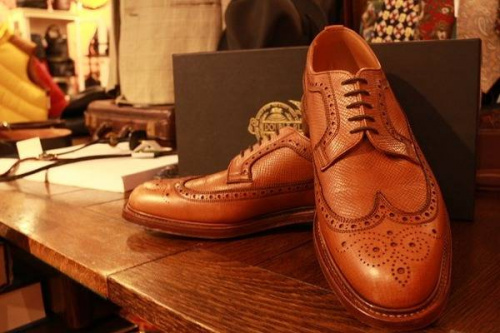 RRL ダブルアールエル ウイングチップシューズ レザーシューズのRRL 靴