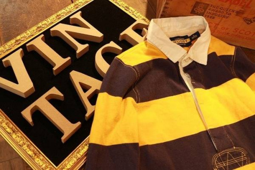 レディース ラガーシャツ コーデのラガーシャツ　rugby shirt