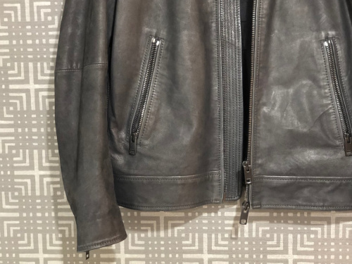 DIESEL　ディーゼル　インポートブランドのカウレザーシングルライダースジャケット　レザージャケット