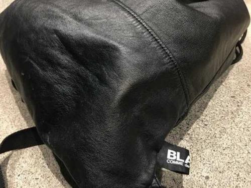 ブラックコムデギャルソンのナップサック