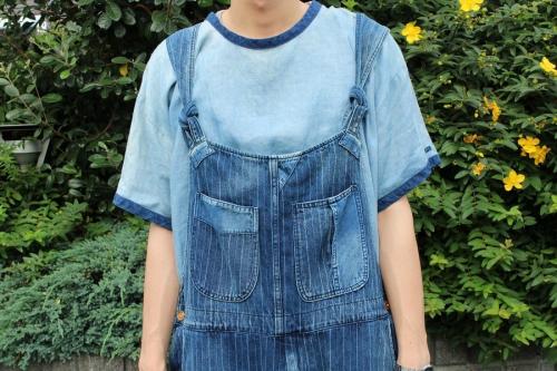 ハワイアンデニムオーバーオールのメンズ