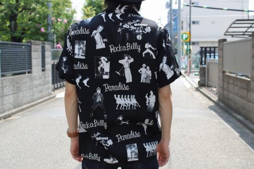 ハワイアンシャツ　ロカビリーフォトプリント　ROCKBILLY HAWAIIAN SHIRTのトレファクスタイル調布国領店