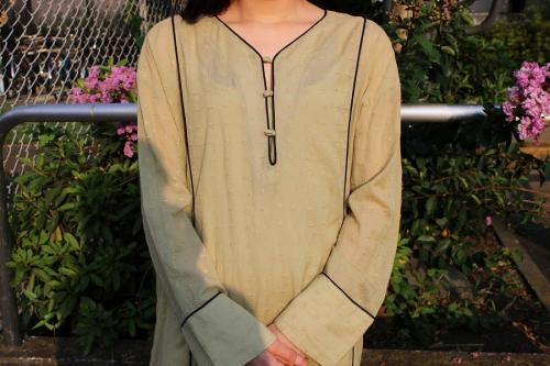 トゥデイフルのエンブロイダリーボイルドレス　20SS