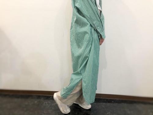 ティッカのストライプシャツワンピース TAHS-300-11