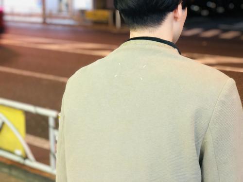 メゾンマルジェラのノーカラージャケット