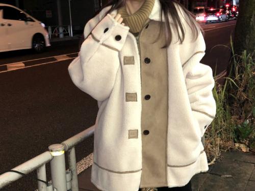 トゥデイフルのボンディングボアコート 11920005