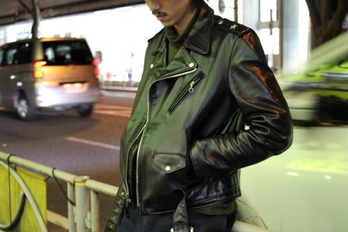 ショットのホースレザーワンスターライダース