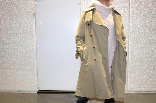 ビューティフル　ピープルのダウンライナー付トレンチコート 1330103404 ultimate pima down lining trench coat