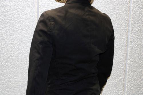 メゾンマルタンマルジェラのコットン八の字ライダースジャケット 97029