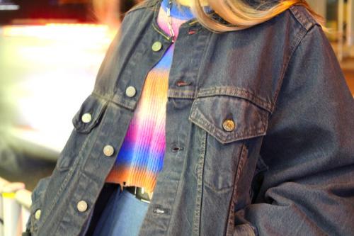 ナナナナサーカの切替デニムジャケット