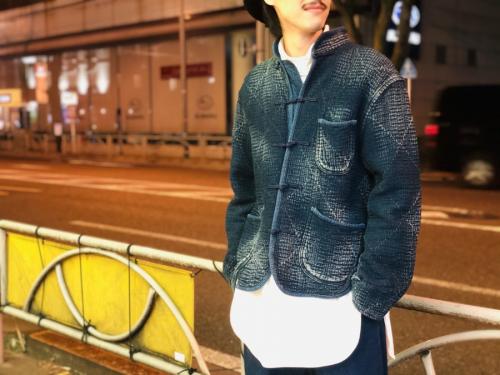 ポータークラシックの刺し子チャイナジャケット