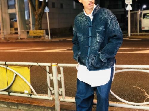 SASHIKO CHINESE JACKET