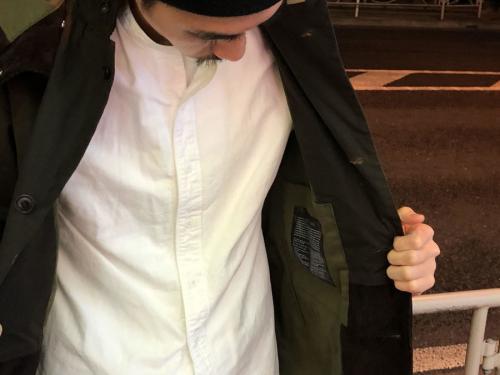 エンジニアード ガーメンツ×バブアーのワックスジャケット