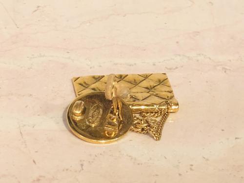 マトラッセチェーンモチーフイヤリングのレディース