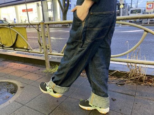 リネンデニムオーバーオールのトレファクスタイル調布国領店