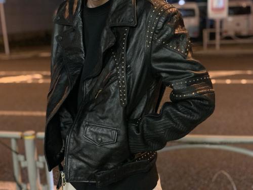 ダブルライダースジャケットのメンズ