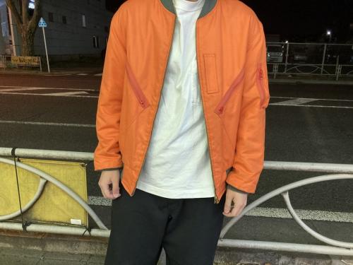 リバーシブルフライトジャケットのメンズ