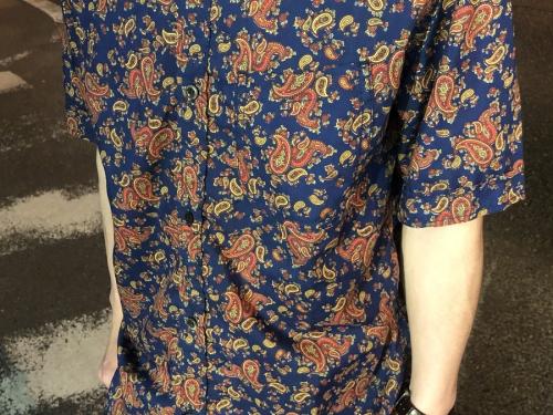 ジュンヤワタナベマンのペイズリー柄半袖シャツ