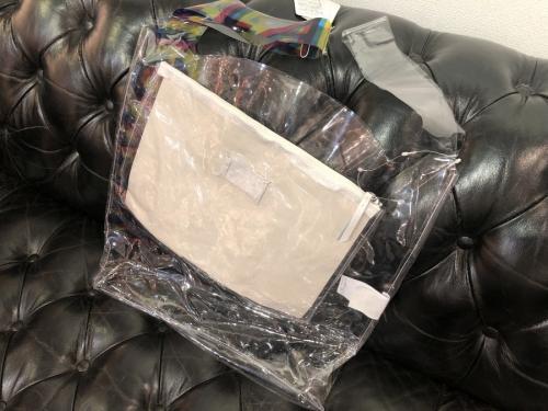 マルタンマルジェラのロゴプリントPVCクリアショッピングバッグ