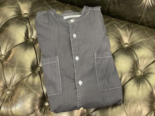 スティーブンアランのバンドカラーシャツ