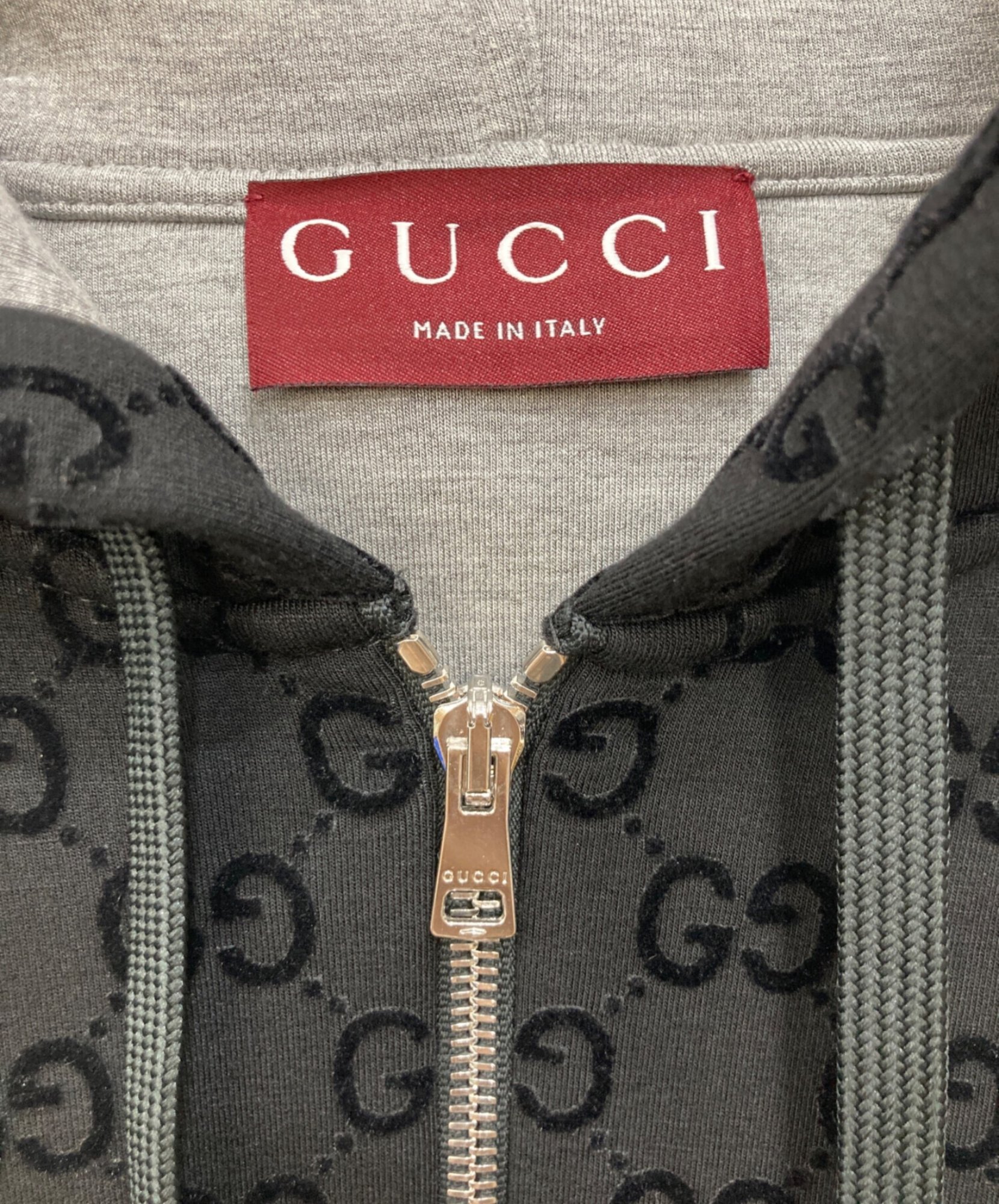 GUCCI / グッチ】GGプリント ジャージー ジップ スウェットシャツ|日常
