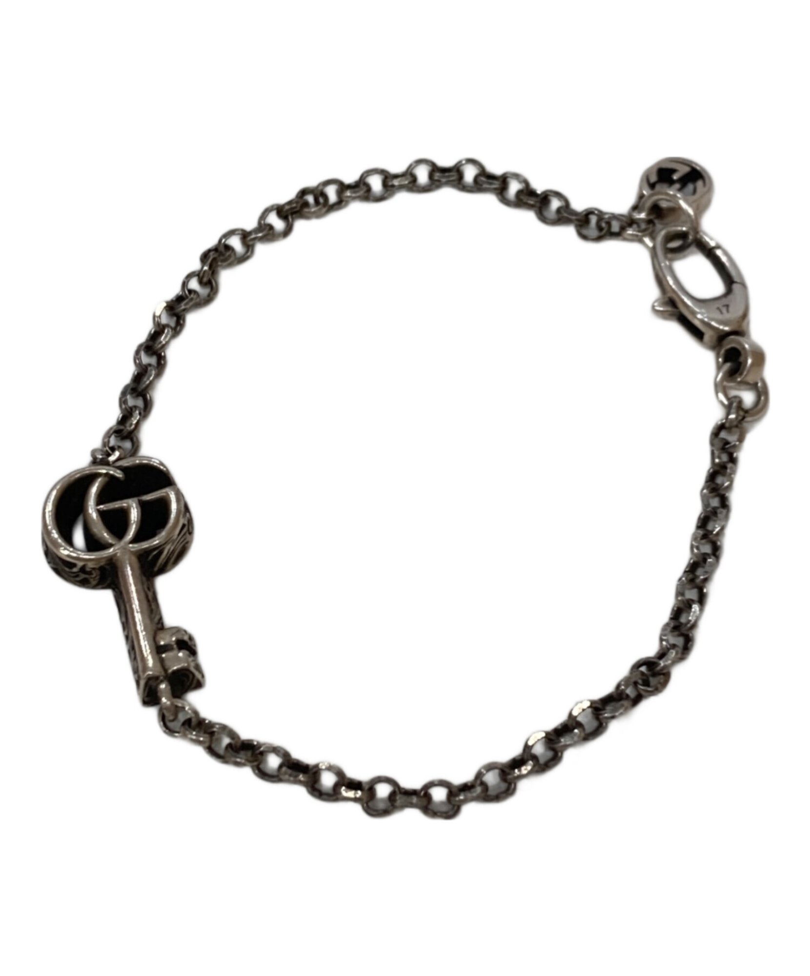 極美品☆GUCCI グッチ ブレスレット アラベスク ダブルG キーモチーフ GUCCI / グッチ】アラベスク ダブルGブレスレット | 手元から個性を