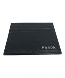【PRADA / プラダ】SAFFIANO BICOLOR カードケース｜コントラストが際立つ上質レザーとスマートな機能美