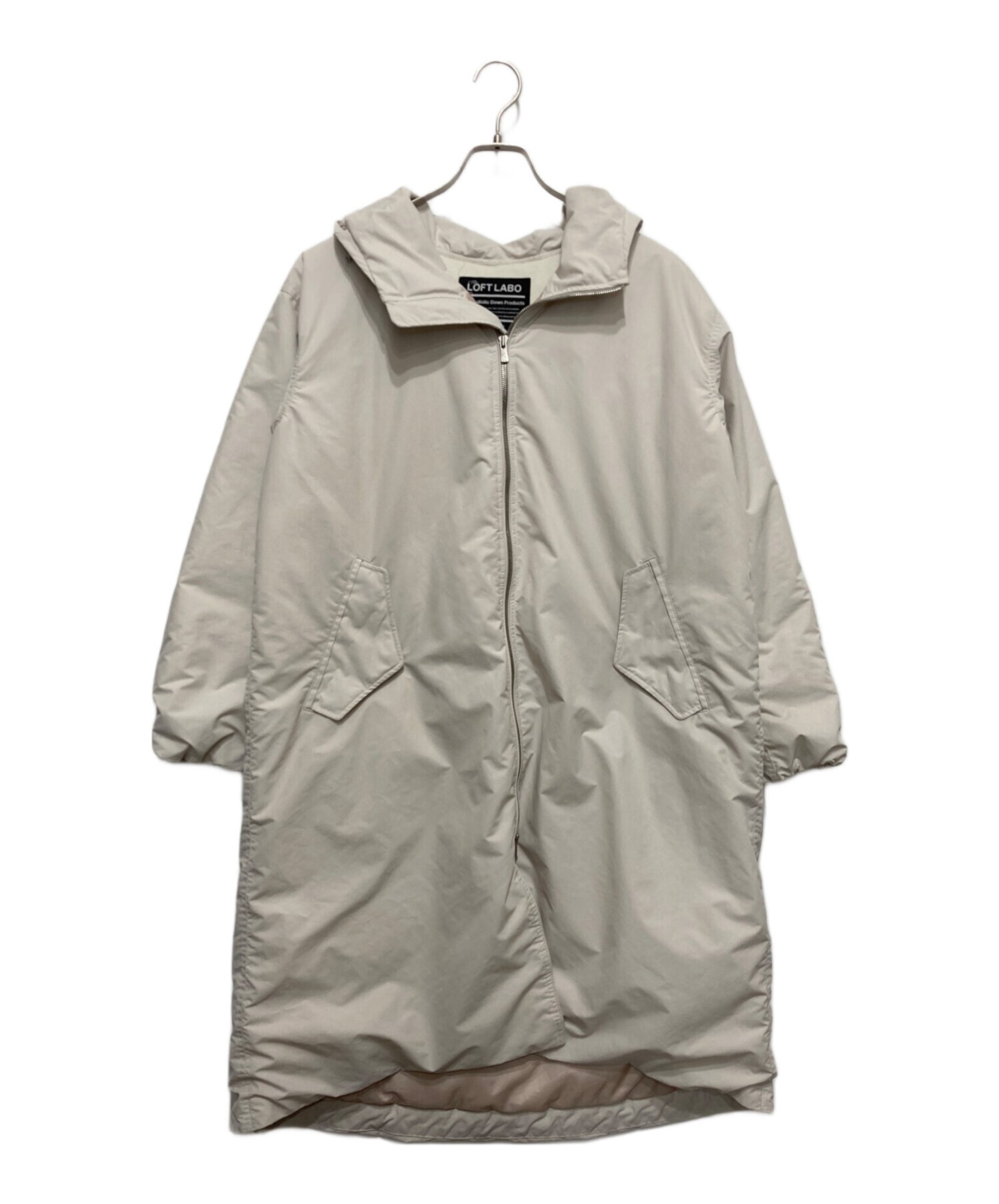 最終価格！THE LOFTLABO ロフトラボ　ダウンコート　ベージュ　1 LOFT LABO / ロフトラボ】JEAN-LONG ダウンコート｜洗練されたミニマル