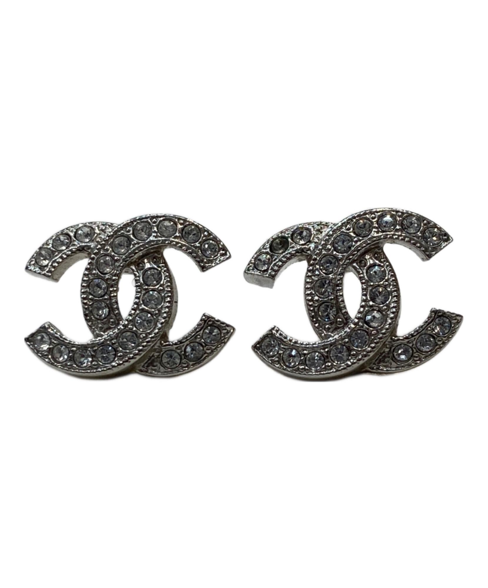 シャネル　ヴィンテージ　ココマーク　カラーストーンクロス　ピアス CHANEL / シャネル】ココマークストーンピアス | 永遠のアイコンを身に