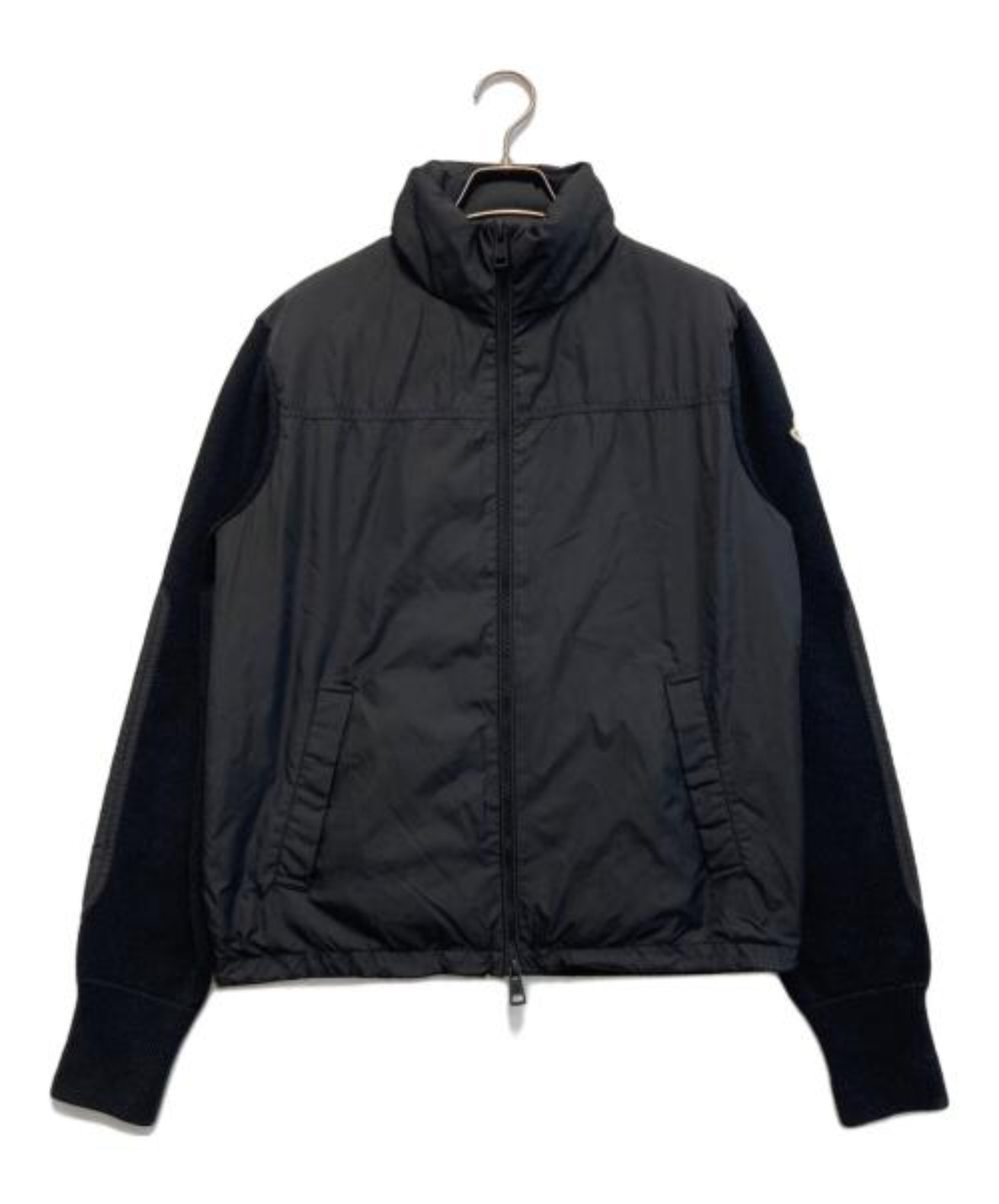 モンクレール Cardigan Tricot ニット ダウン 切替 黒 S 良品 MONCLER / モンクレール】CARDIGAN TRICOT ダウンジャケット | 異素材