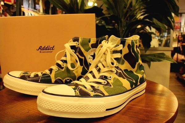 新品未使用 CONVERSE ADDICT CAMO 迷彩