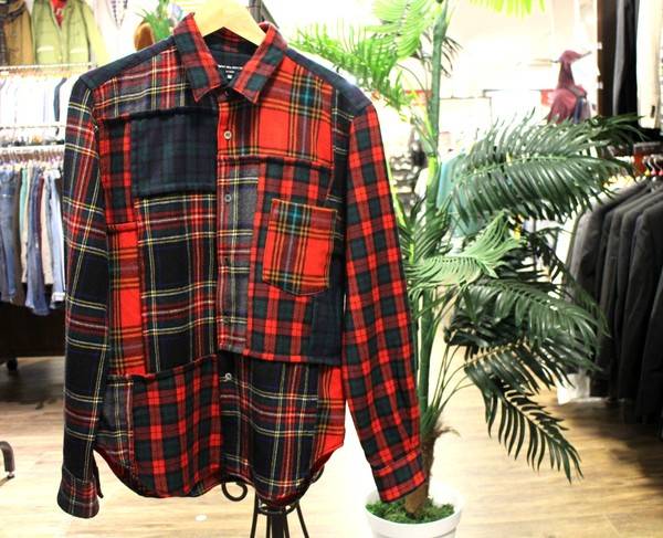 COMME des GARCONS チェックシャツ トップス