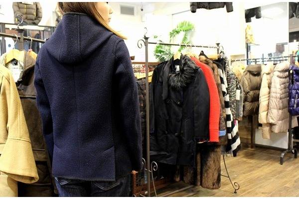 DANTONウールモッサシングルフードジャケット ダントン ウールモッサ