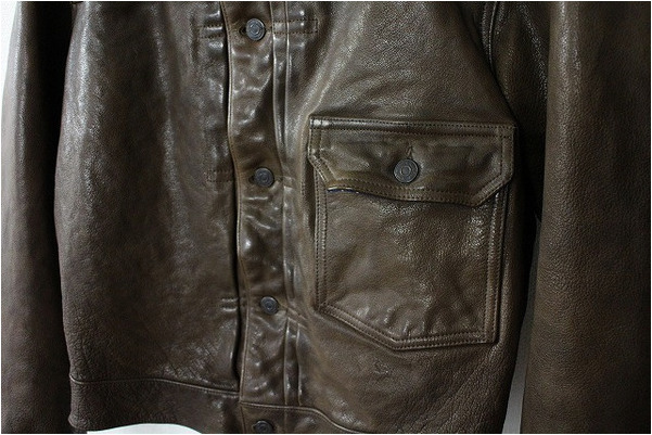 ★tora　RRL (ダブルアールエル) レアアイテム】RRL/ダブルアールエル TYPE1 LEATHER JACKETが買取入荷