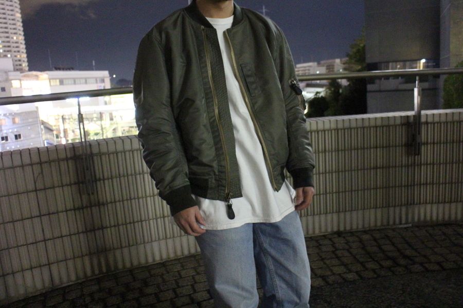 CLANE × FRAGMENT DESIGN MA-1 ブラック サイズ1