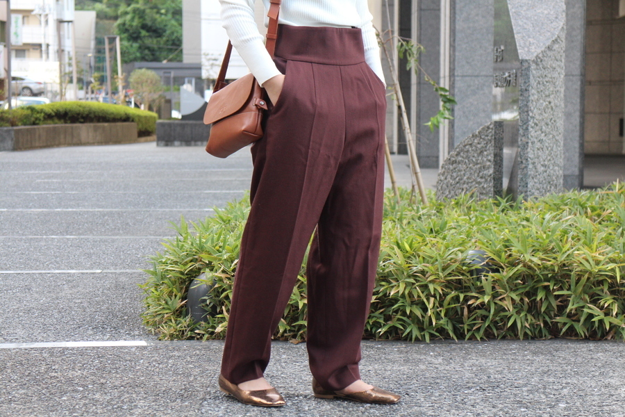 6(ROKU)BEAUTY&YOUTH KARSEY HIWAIST PANTS