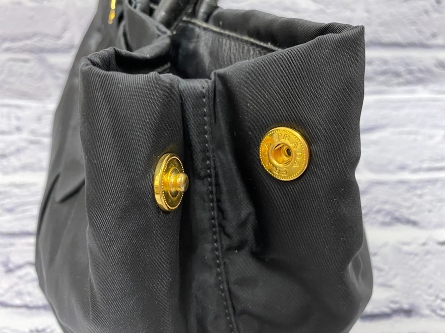 PRADA プラダ　リボン付きトートナイロンバッグ PRADA プラダ リボン ハンドバッグ ナイロン レッド レディース