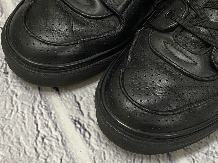 美品ルイ・ヴィトン/ミドルカットレザースニーカー/MS0174 9 美品ルイ・ヴィトン/ミドルカットレザースニーカー/MS0174 9